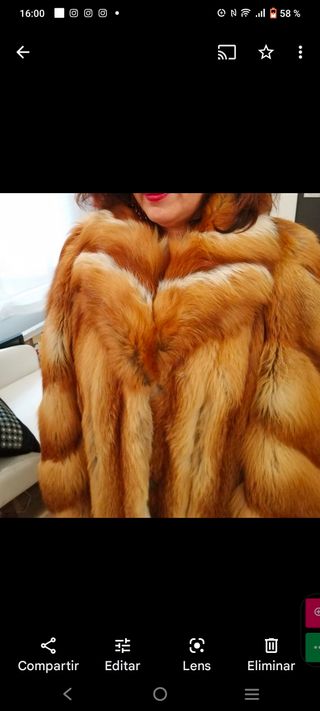 Chaqueton Piel Zorro Canadiense 