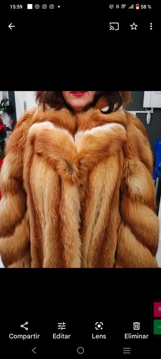 Chaqueton Piel Zorro Canadiense 