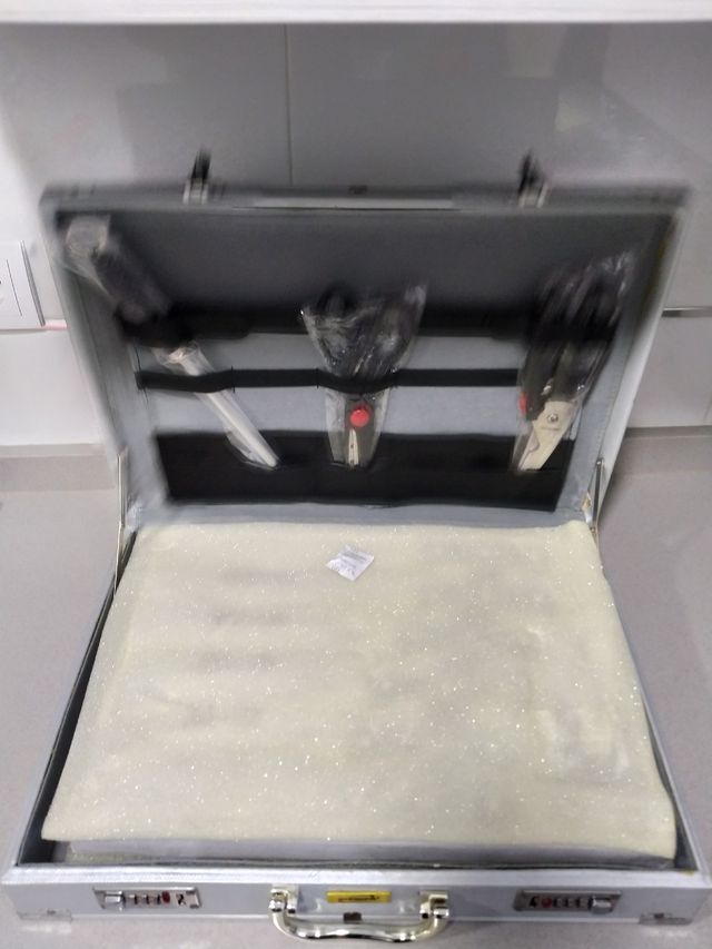 Maletín de cuchillos de cocina y utensilios de coc