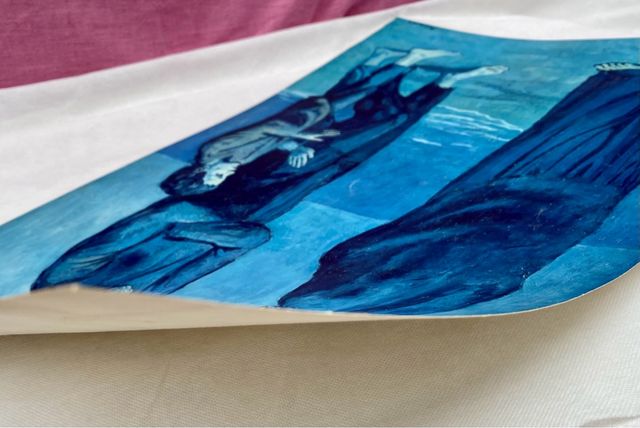 Impresión de la obra La Tragedia de Pablo Picasso