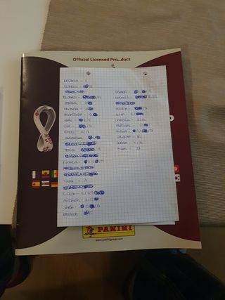 Cromos mundial Catar 22