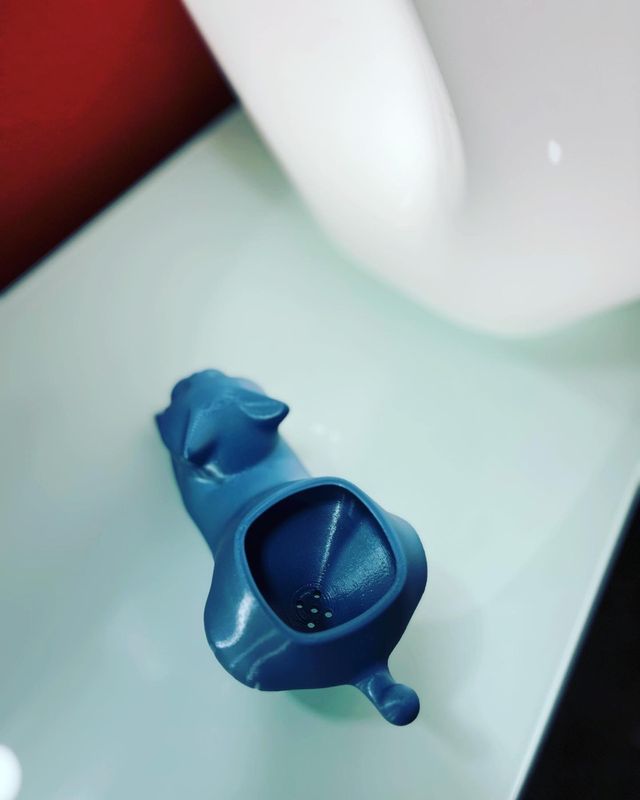 Maceta de gato impresa en 3D