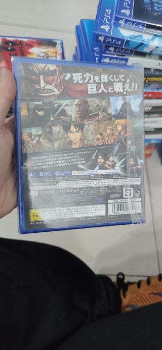 ATTACK ON TITAN A.O.T VERSION JAPO Ps4