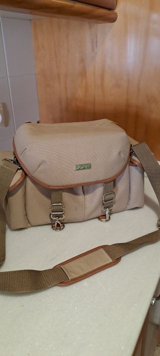 Bolsa cámara fotos.