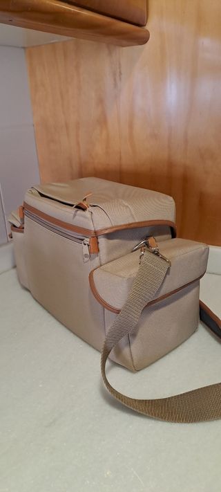 Bolsa cámara fotos.