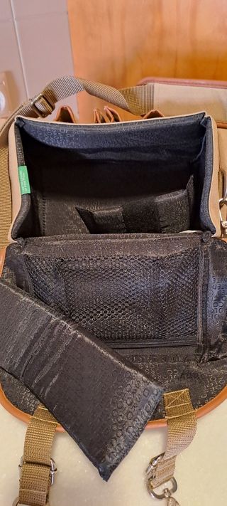 Bolsa cámara fotos.