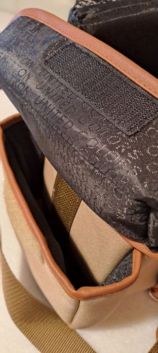 Bolsa cámara fotos.