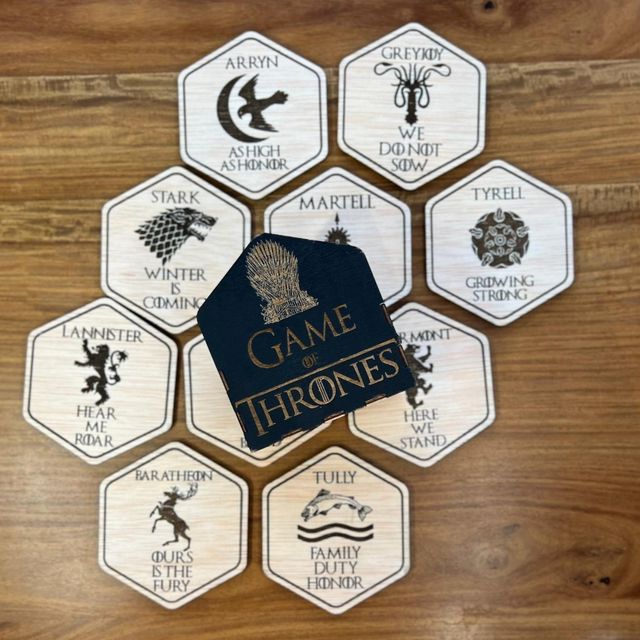 Posavasos Temáticos Juego de Tronos