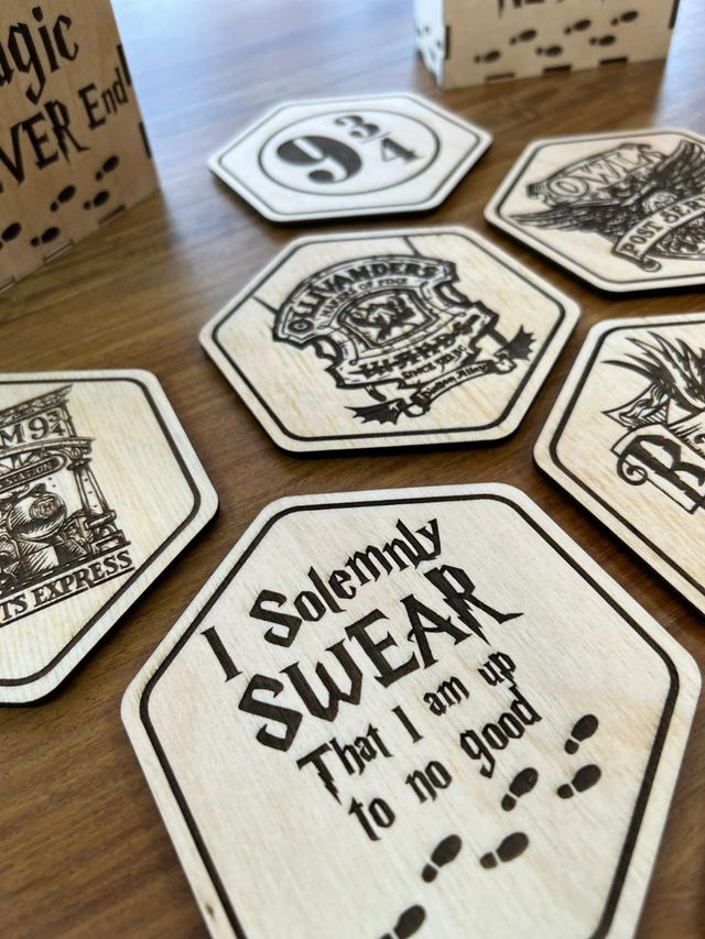 Posavasos temáticos Harry Potter