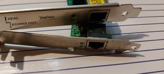 lote de 2 tarjetas de Red PCI