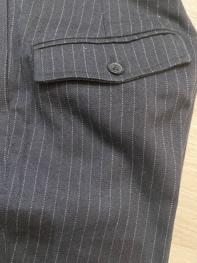 Conjunto Pantalón premamá ralla diplomática+camisa