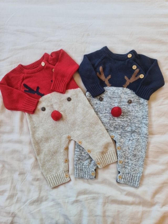 Pijama navideño gemelar