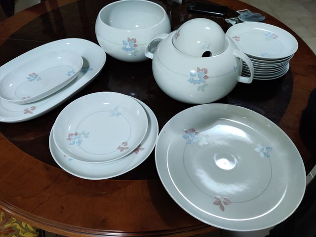 Servizio piatti 12 persone vintage