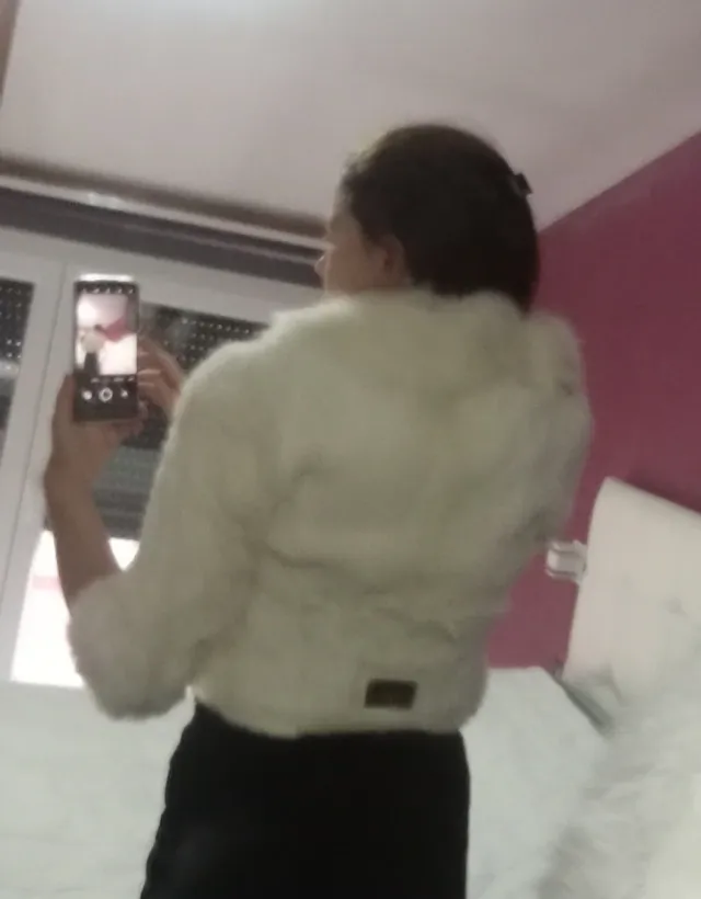 Chaqueta pelo de conejo M Rossodisera