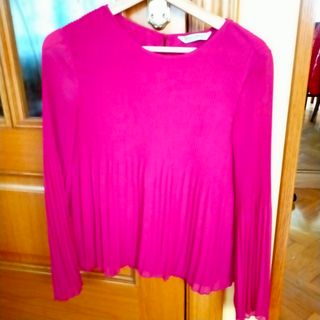 Blusa plisada