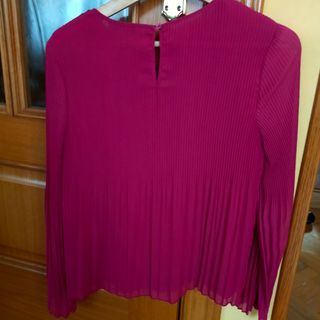 Blusa plisada