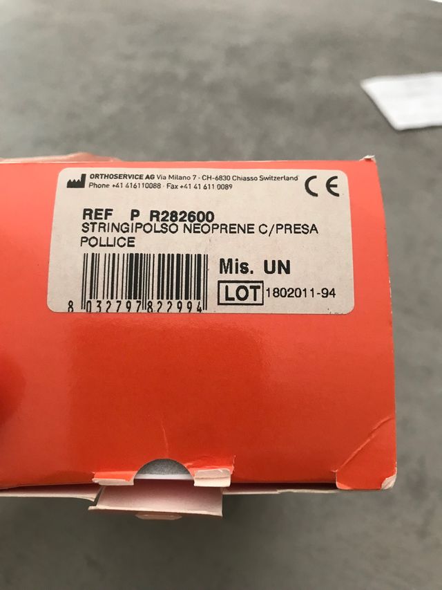 TUTORE universale pollice nuovo con scatola!