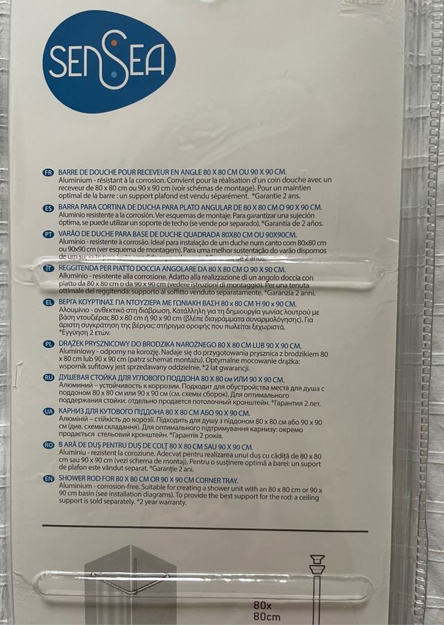 Barra ducha a estrenar