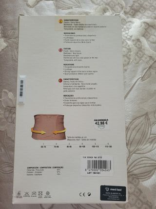 Faja lumbar talla 6