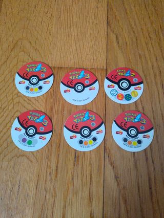 Tazos POKEMON  2 y 3 HOLOGRAFICOS