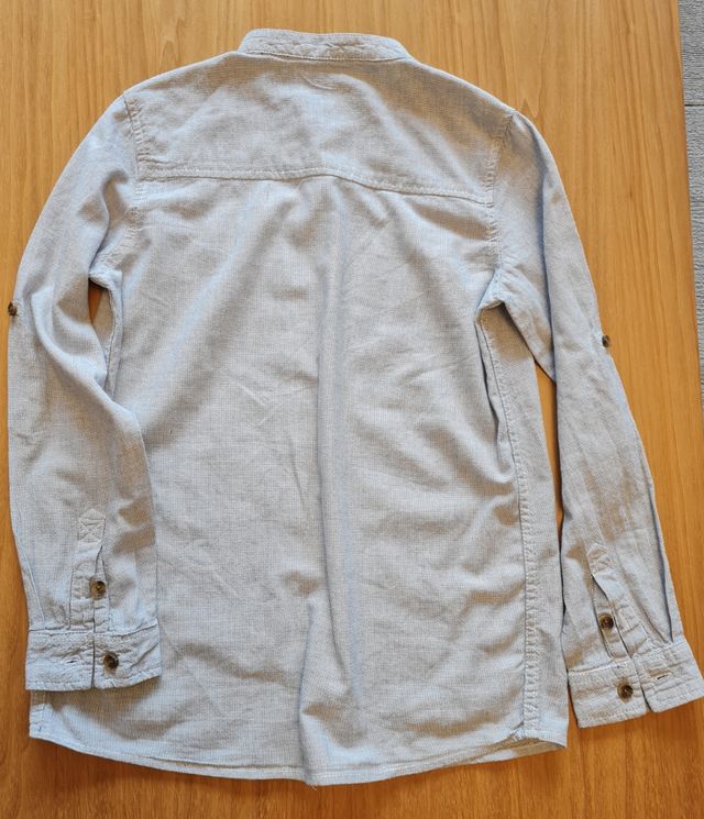 Conjunto 2 camisas niño, talla 10, cuello mao