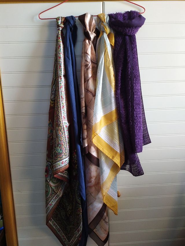 Pañuelos de diversas medidas y diseños