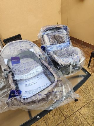 Carro Inglesina Trilogy, Capazo y cuco grupo 0.