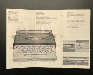 ANTIGUA MÁQUINA OLIVETTI LETTERA 36
