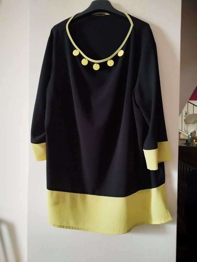 Casacca gialla e nera