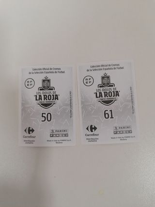 Cromos Idolos de La Roja