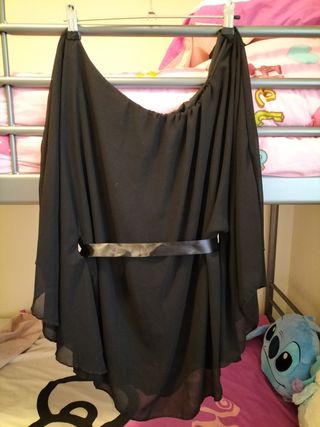 camisa de vestir negra