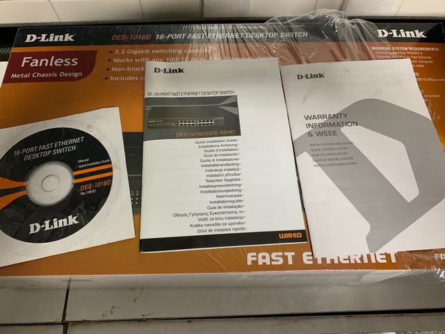 Switch d-link DES-1016D 10/100