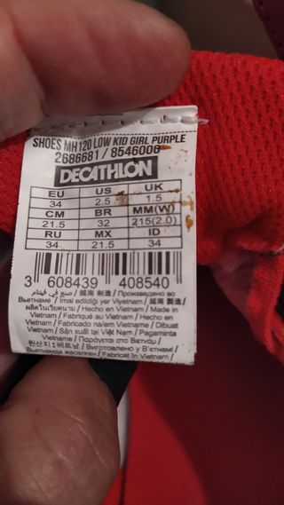 Botas senderismo Decathlon