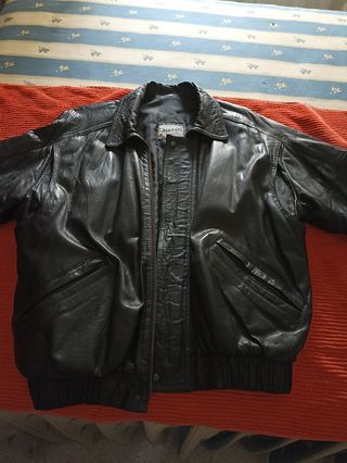 cazadora cuero hombre