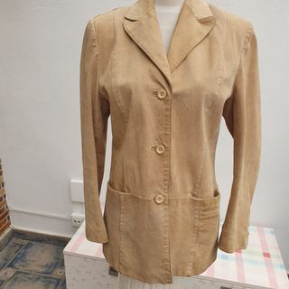Chaqueta de ante.