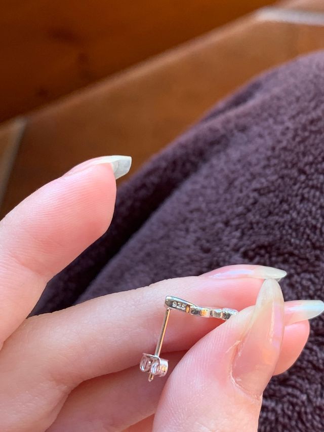 Pendientes plata 925 y zircón 3A