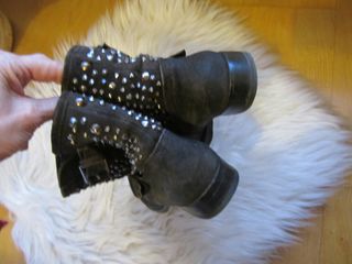 Botas Lola Cruz piel- estilo Biker 