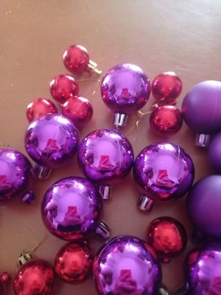 Lote de bolas de Navidad para el árbol