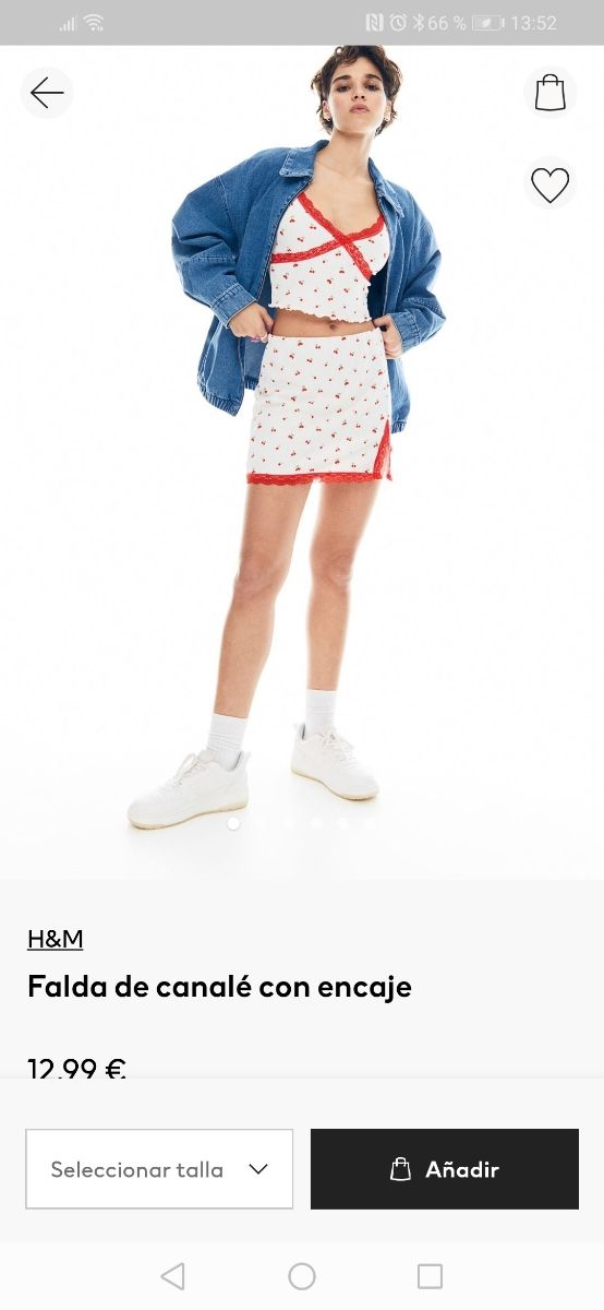 H&M falda mini