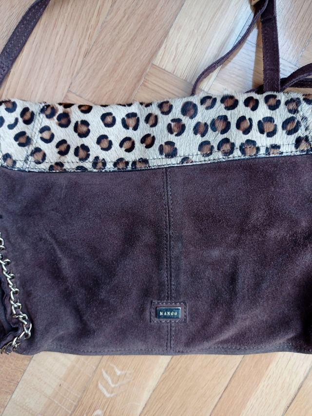 Bolso piel de Mango