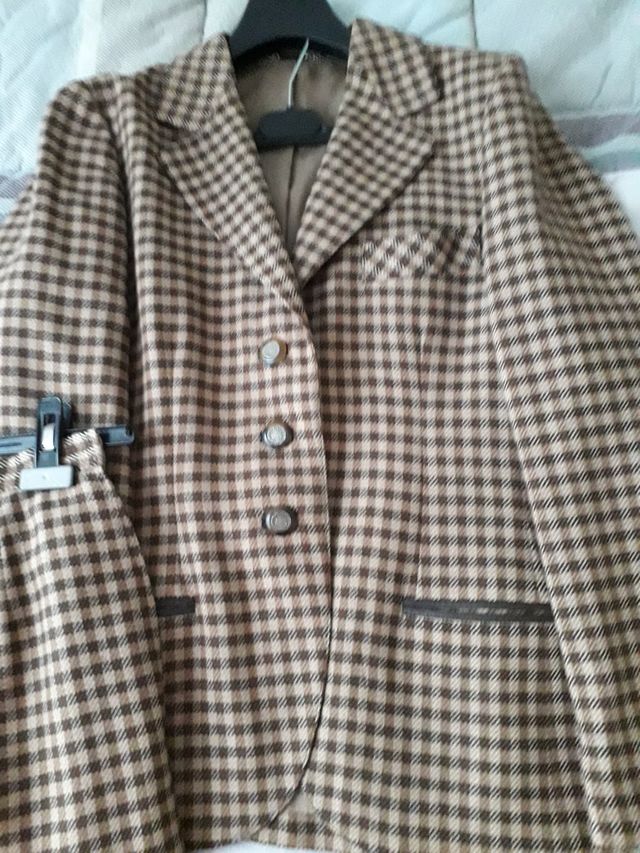 Tailleur pura lana e cammello