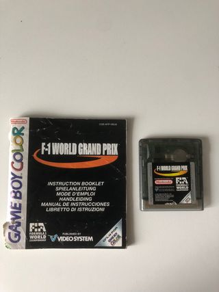F-1 world grand prix GAMEBOY COLOR