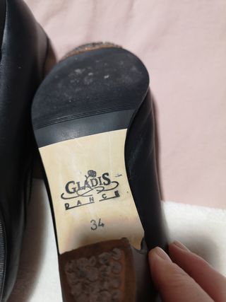 Zapato flamenco piel