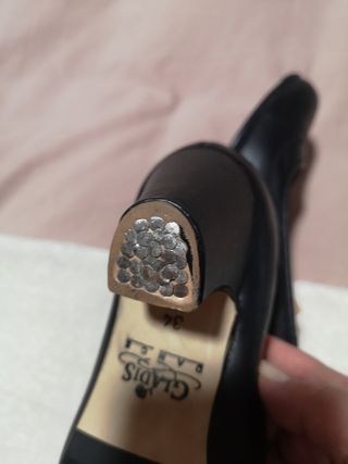 Zapato flamenco piel