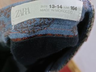 Falda colores niña 13-14 años Zara