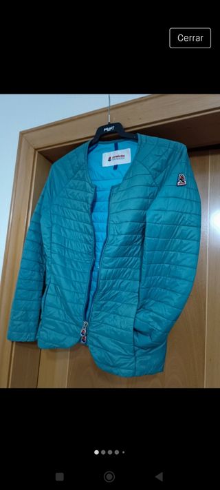 chaqueta plumas la marca es victa