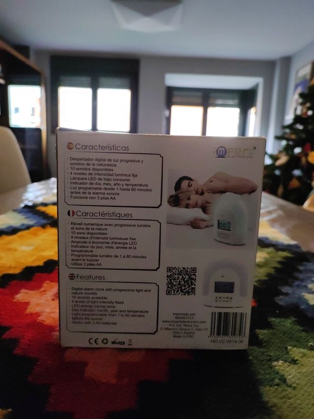 Despertador con función amanecer