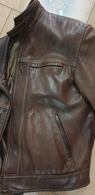 Chaqueta de cuero