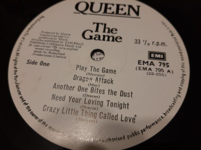 VINILO DE QUEEN -THE GAME-