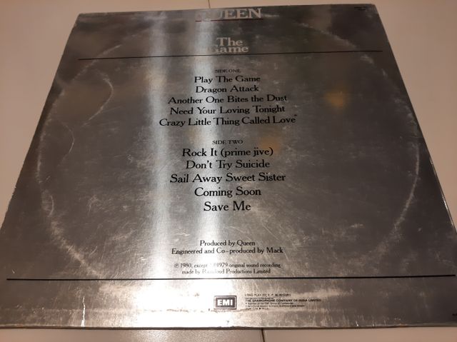 VINILO DE QUEEN -THE GAME-